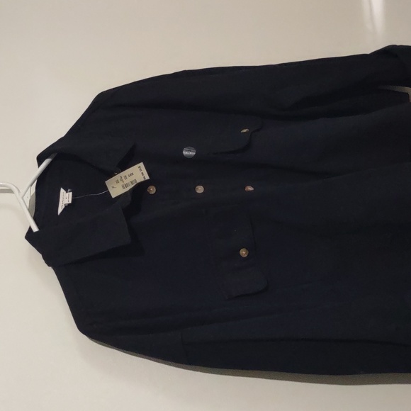 Aeropostale BLACK denim jacket relaxed t-shirt jacket XL - Picture 4 of 11